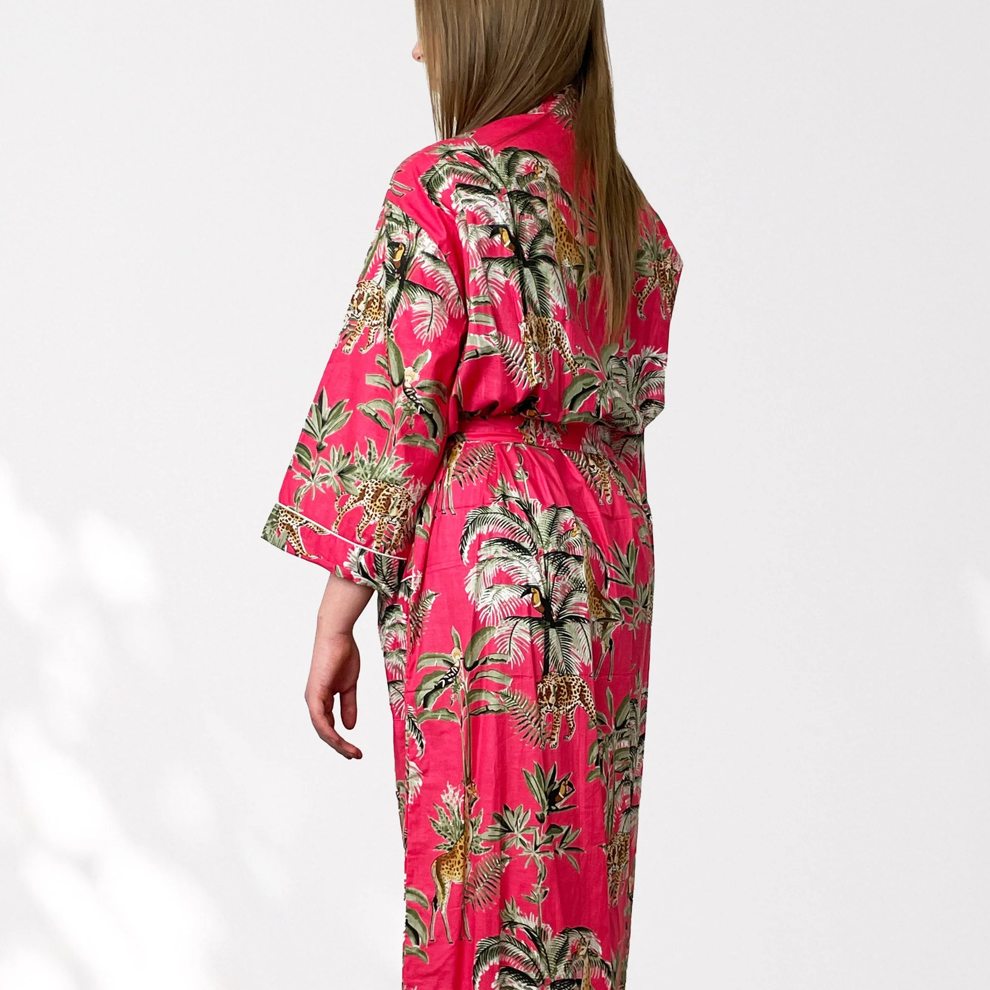 Giraffe Print 100% Cotton Dressing Gown - Image 7