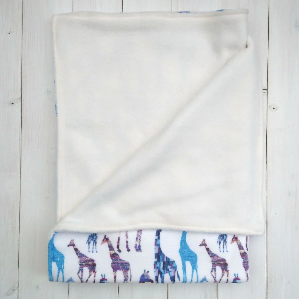 Giraffe Print Baby and Toddler Blanket - Image 5