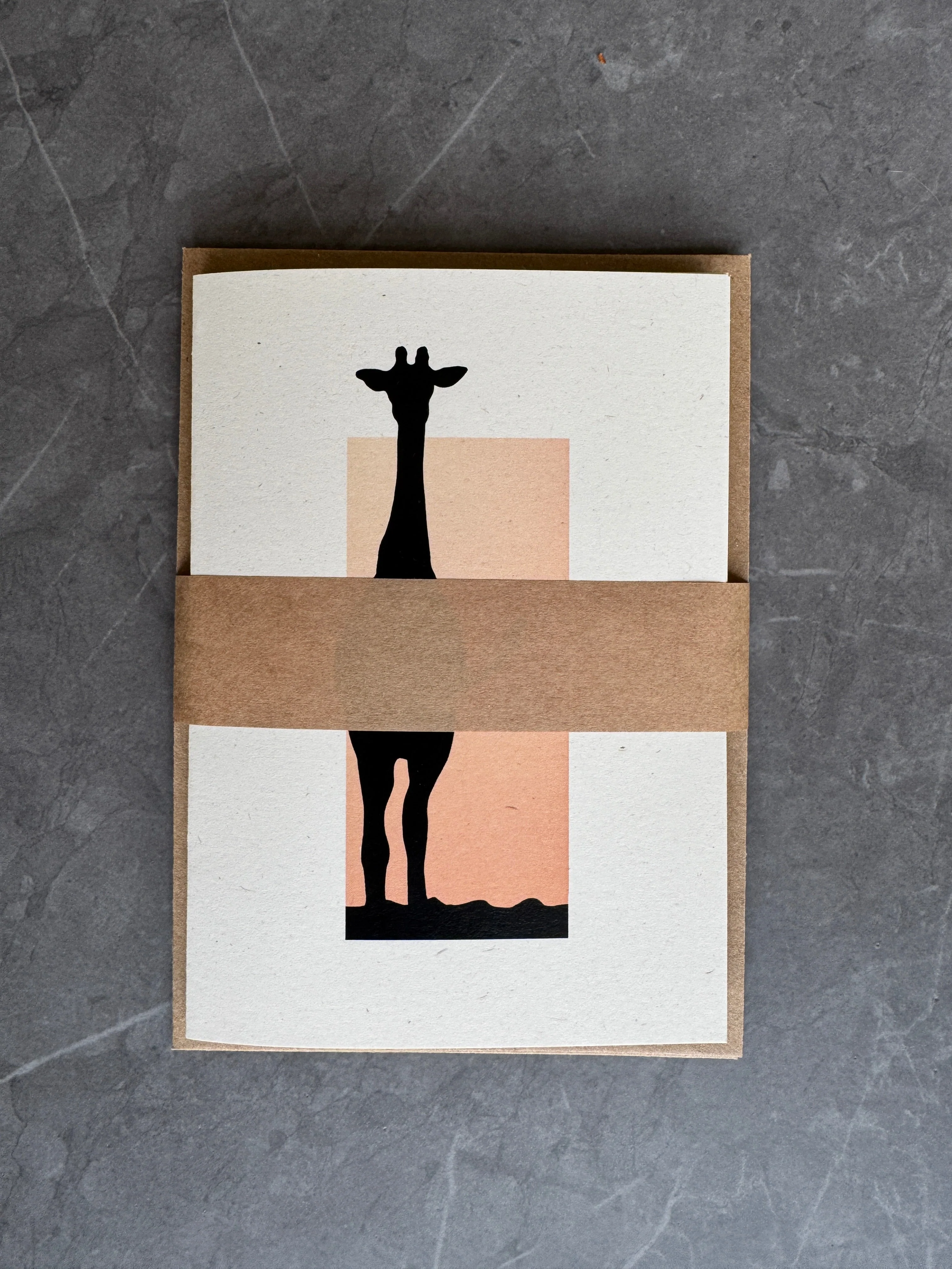 Giraffe Shadow Note Cards - Image 6