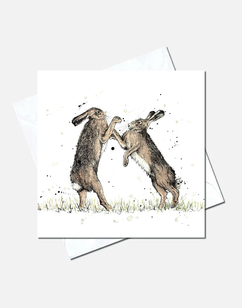 Gloves Off | Greetings Card - Image 2