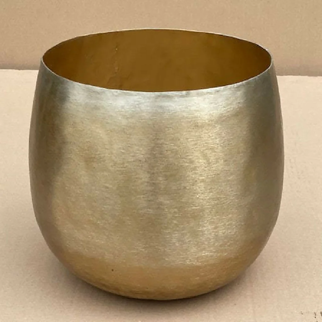 Gold Aluminum Planter - Arusa