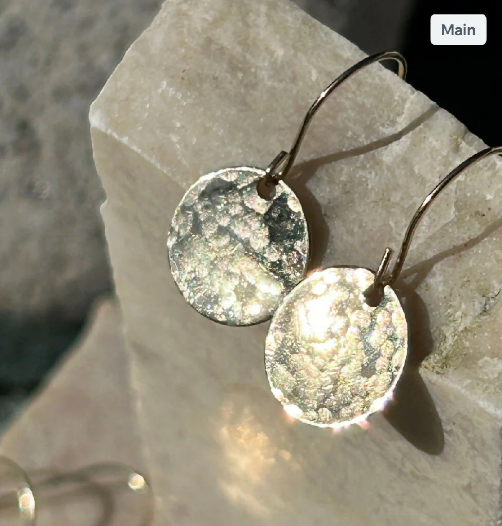 Gold sunset Earrings