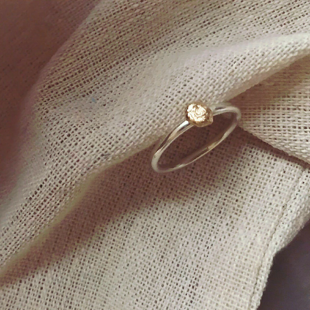 Golden Nugget Stacking Ring - Image 2