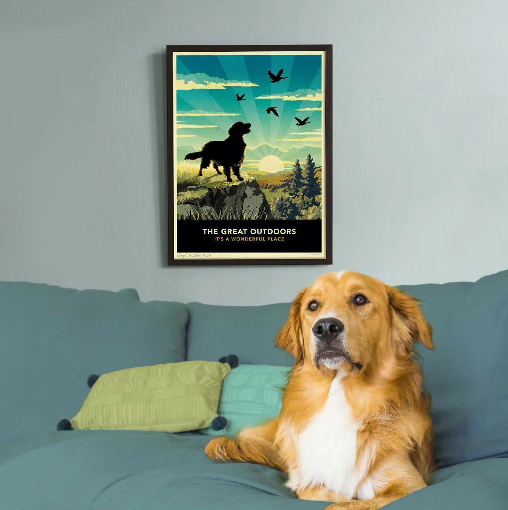 GOLDEN RETRIEVER 'THE GREAT OUTDOORS’ LIMITED EDITION ART PRINT - Image 2