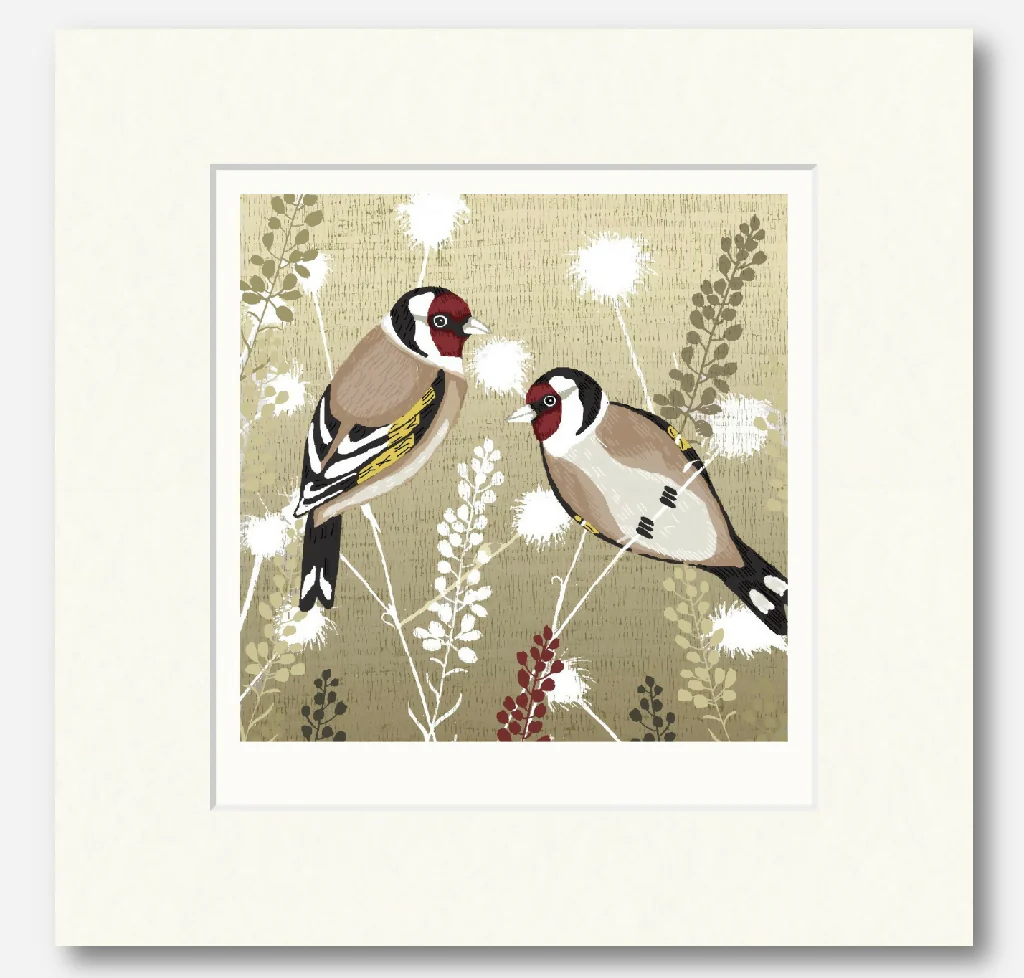 Goldfinch -Signed and mounted Giclée Art Print - Image 3