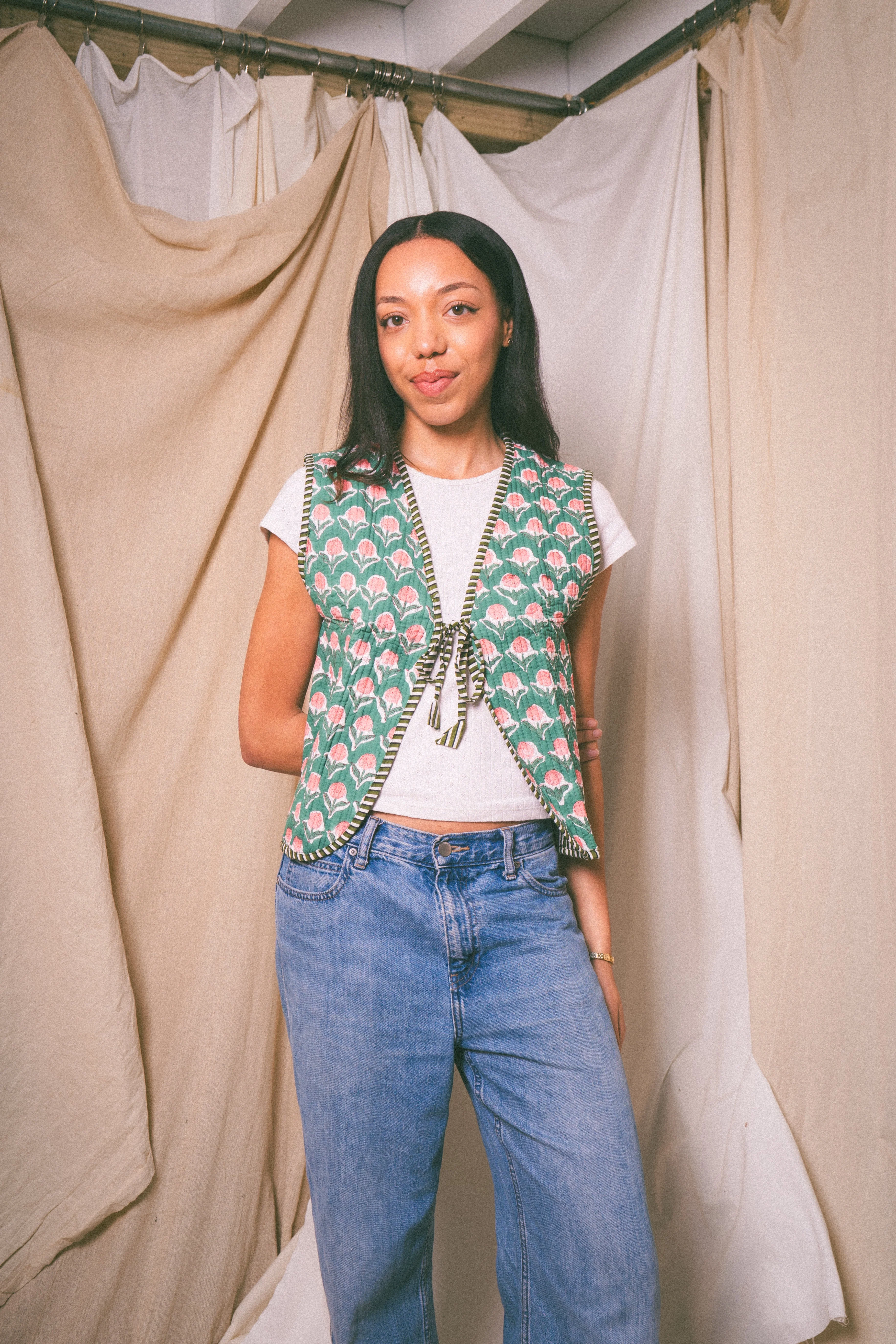 Green Amour Waistcoat - Image 5