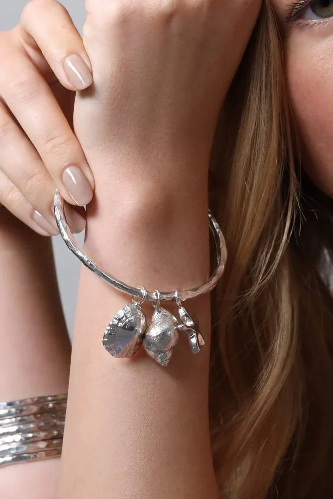 Hammered Beach Bangle - Image 3