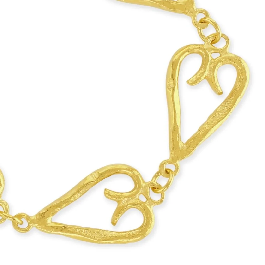 Hammered Heart Bracelet - Image 6