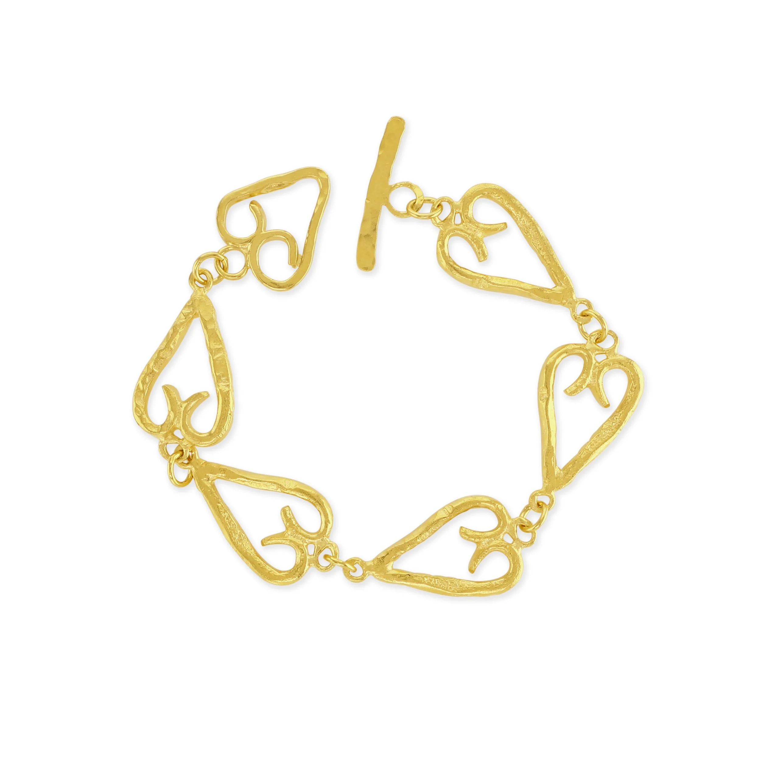 Hammered Heart Bracelet - Image 7