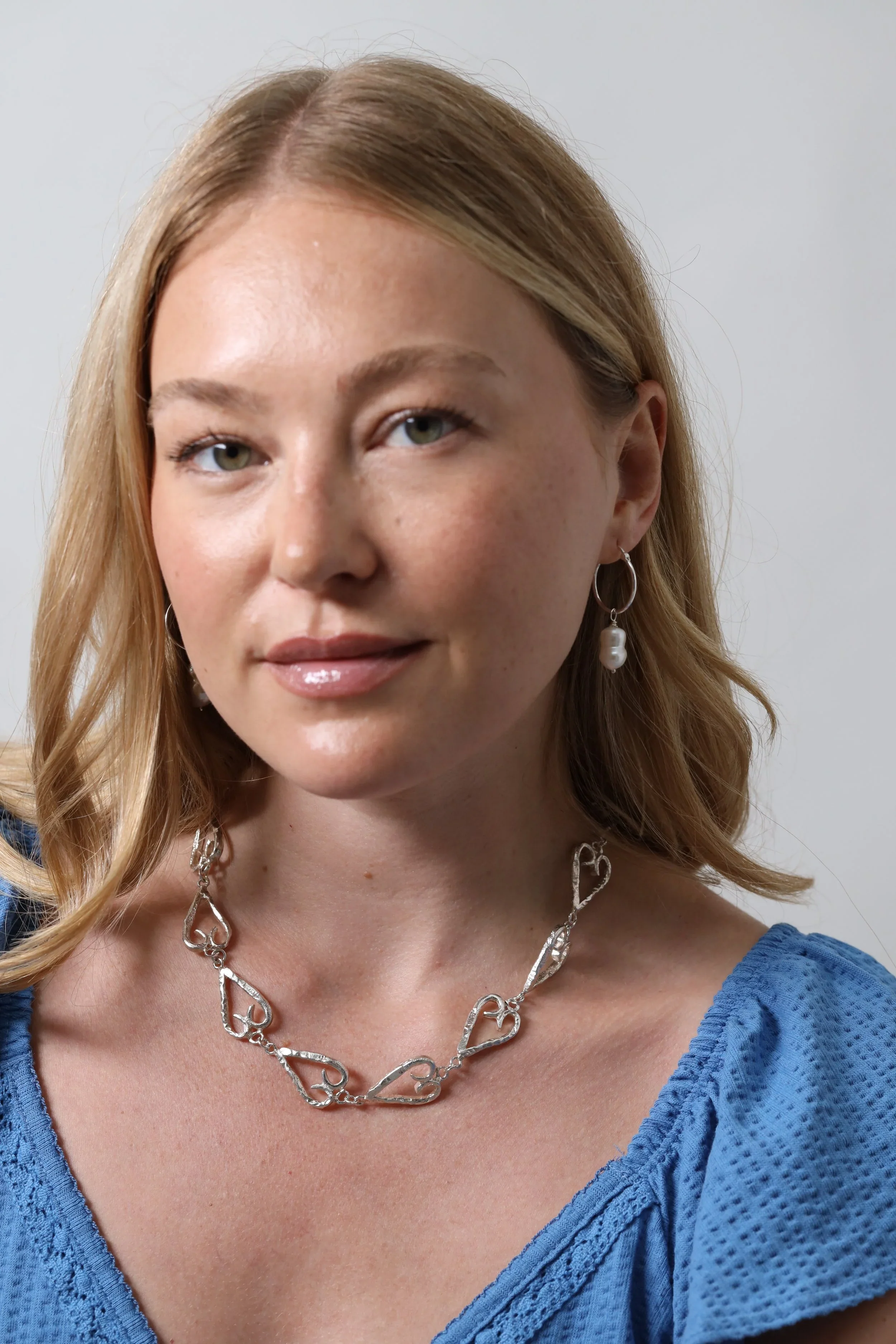 Hammered Heart Necklace - Image 3