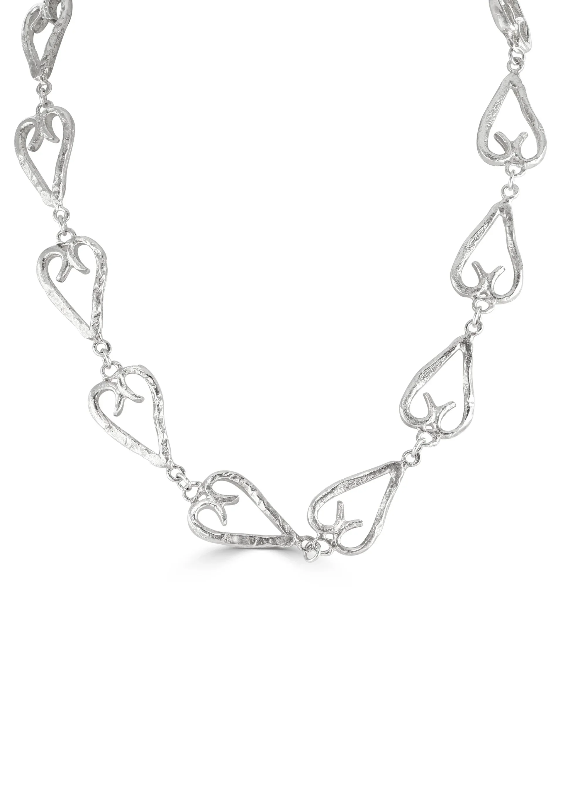 Hammered Heart Necklace - Image 5