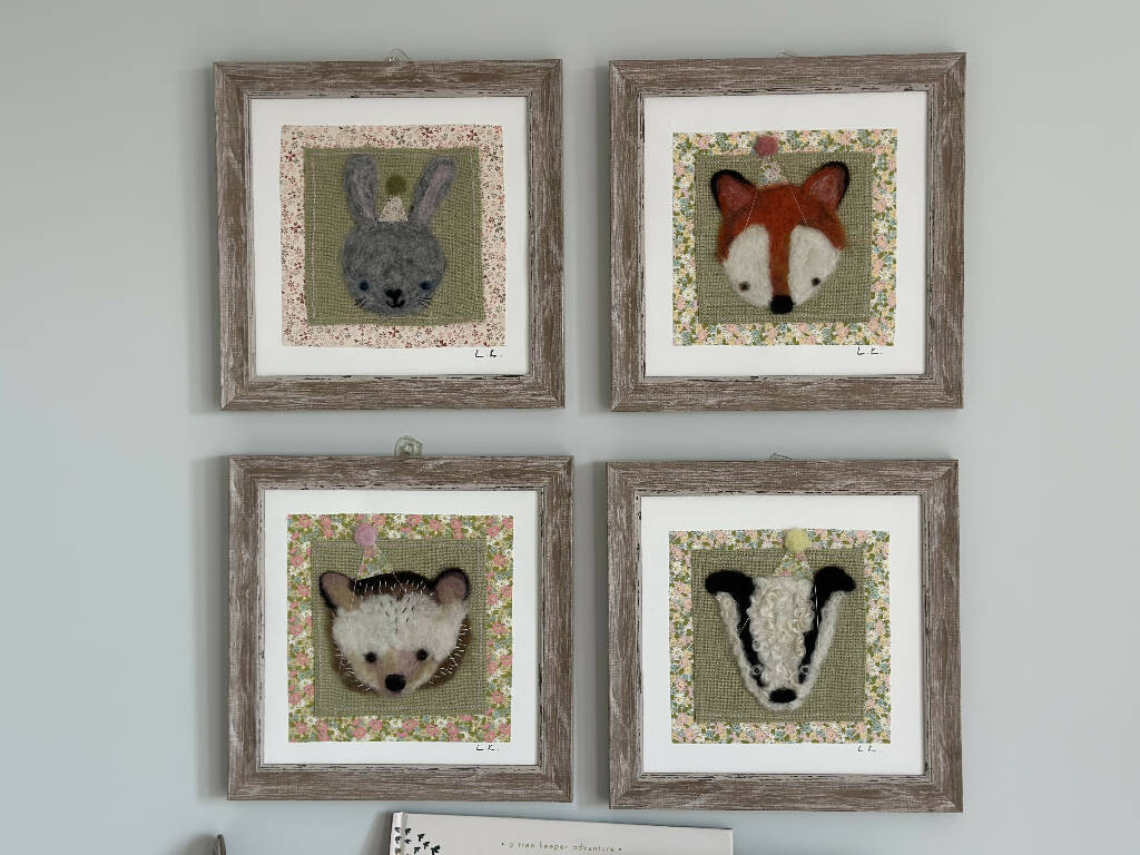 Hand Needle Felt Party Fox - Image 4