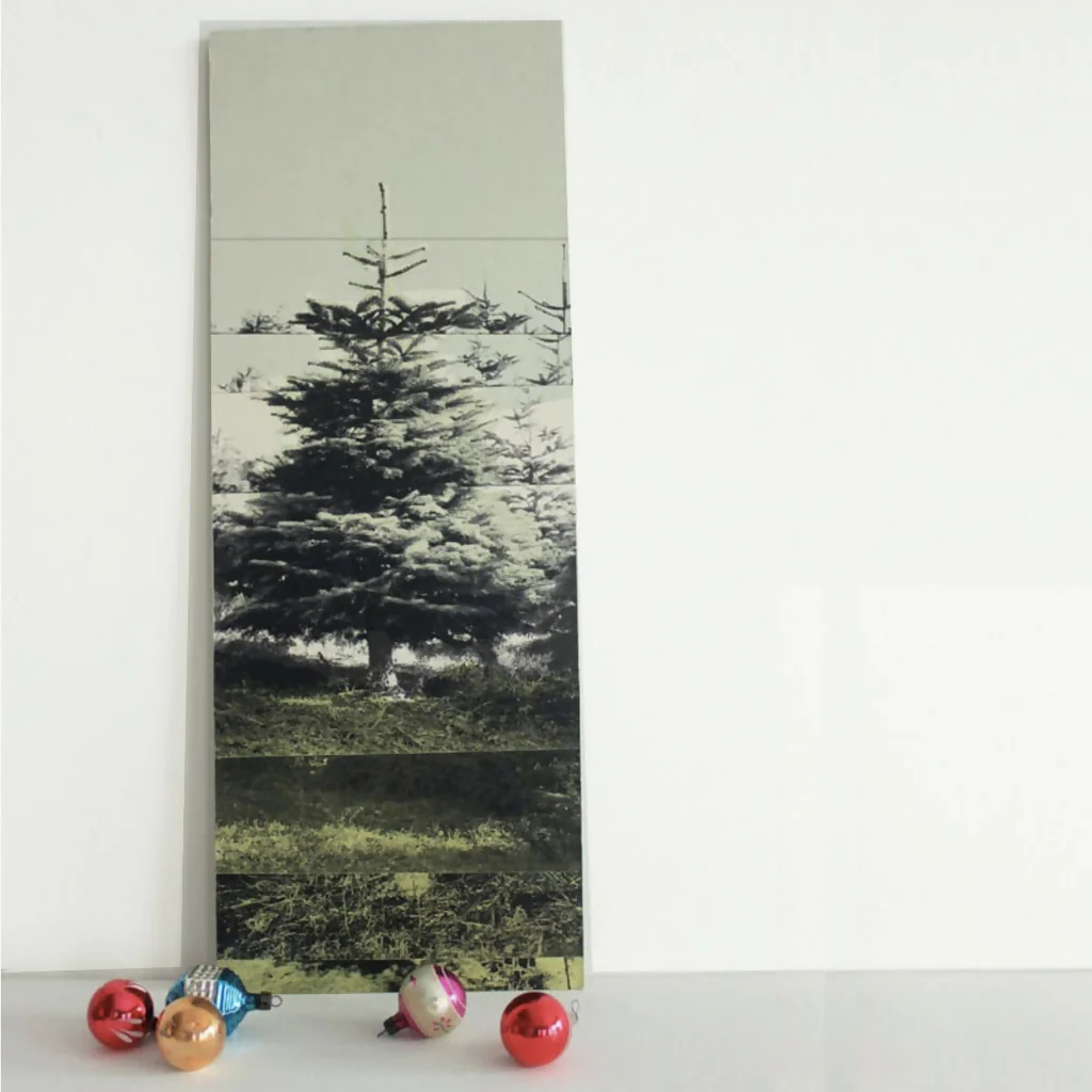 Hand Printed Christmas Tree (small-print) - Image 2