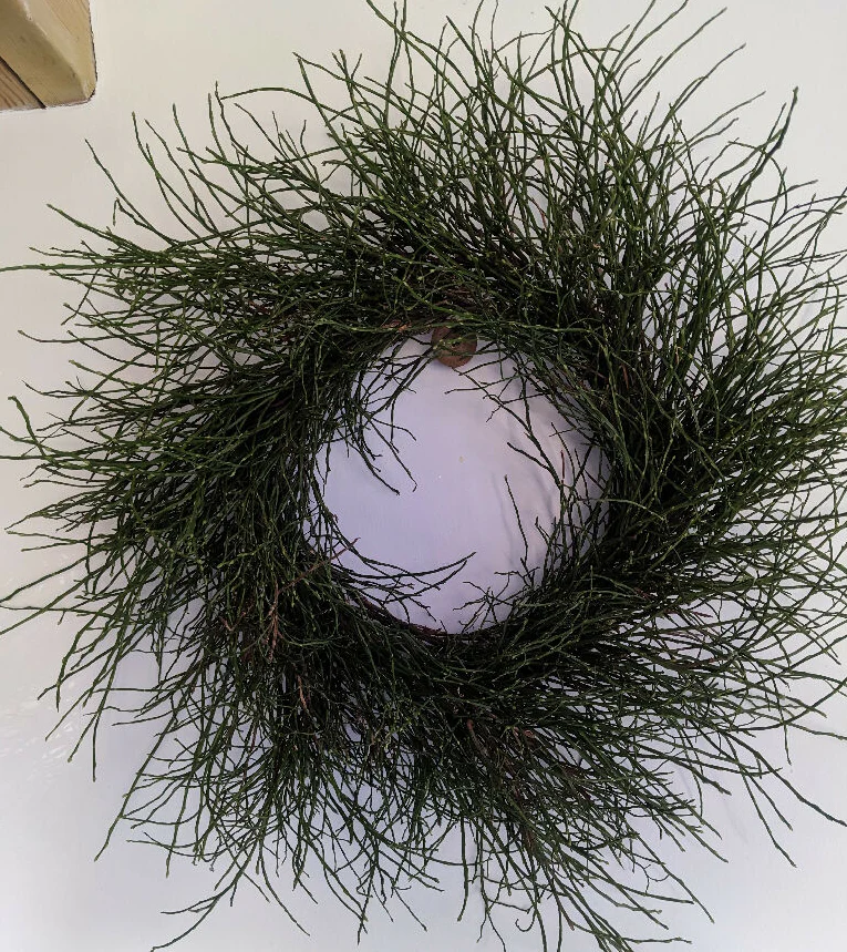 Handcrafted Blueberry Branch Wreath