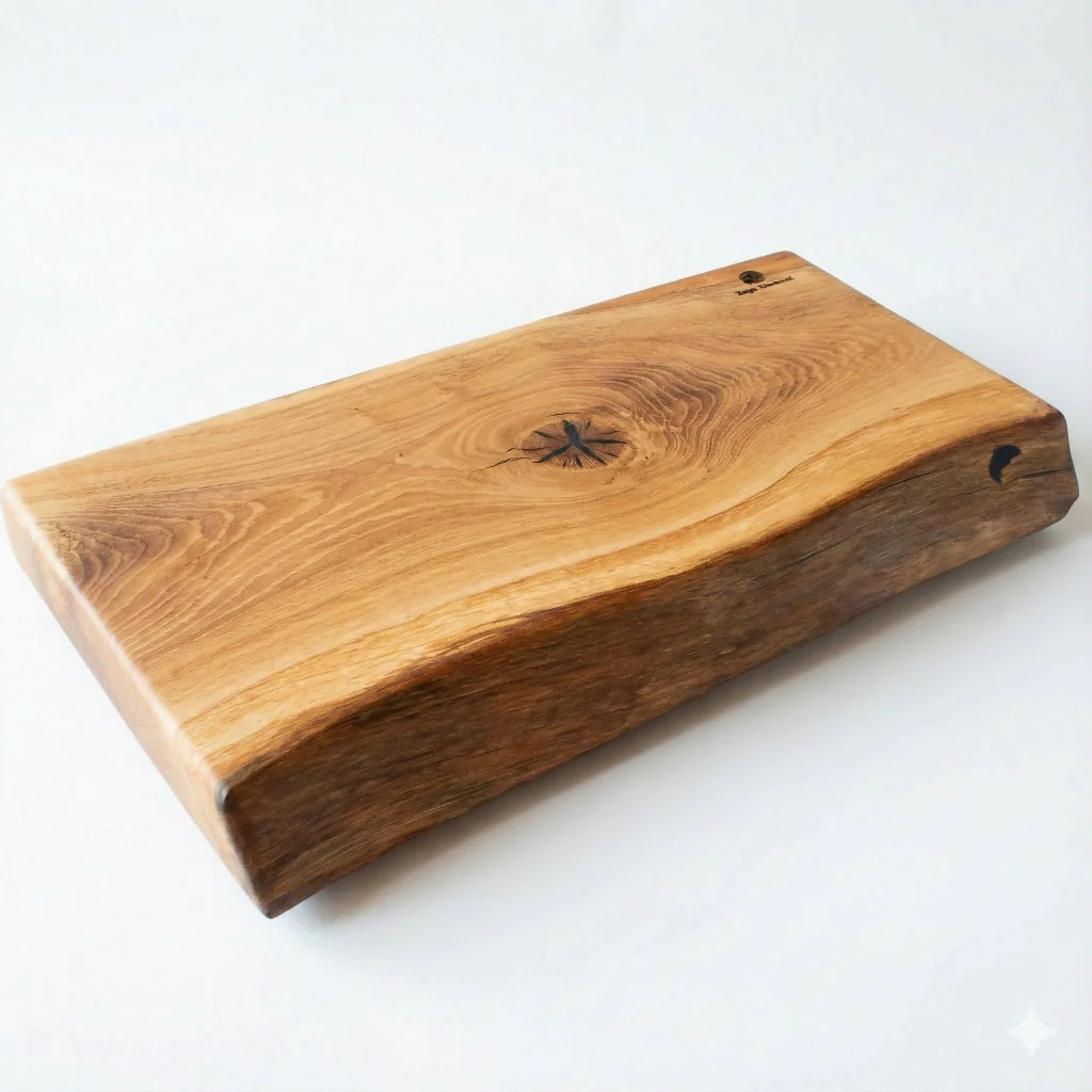 Handcrafted Live Edge Oak Chopping Board | Made in Yorkshire - Image 3