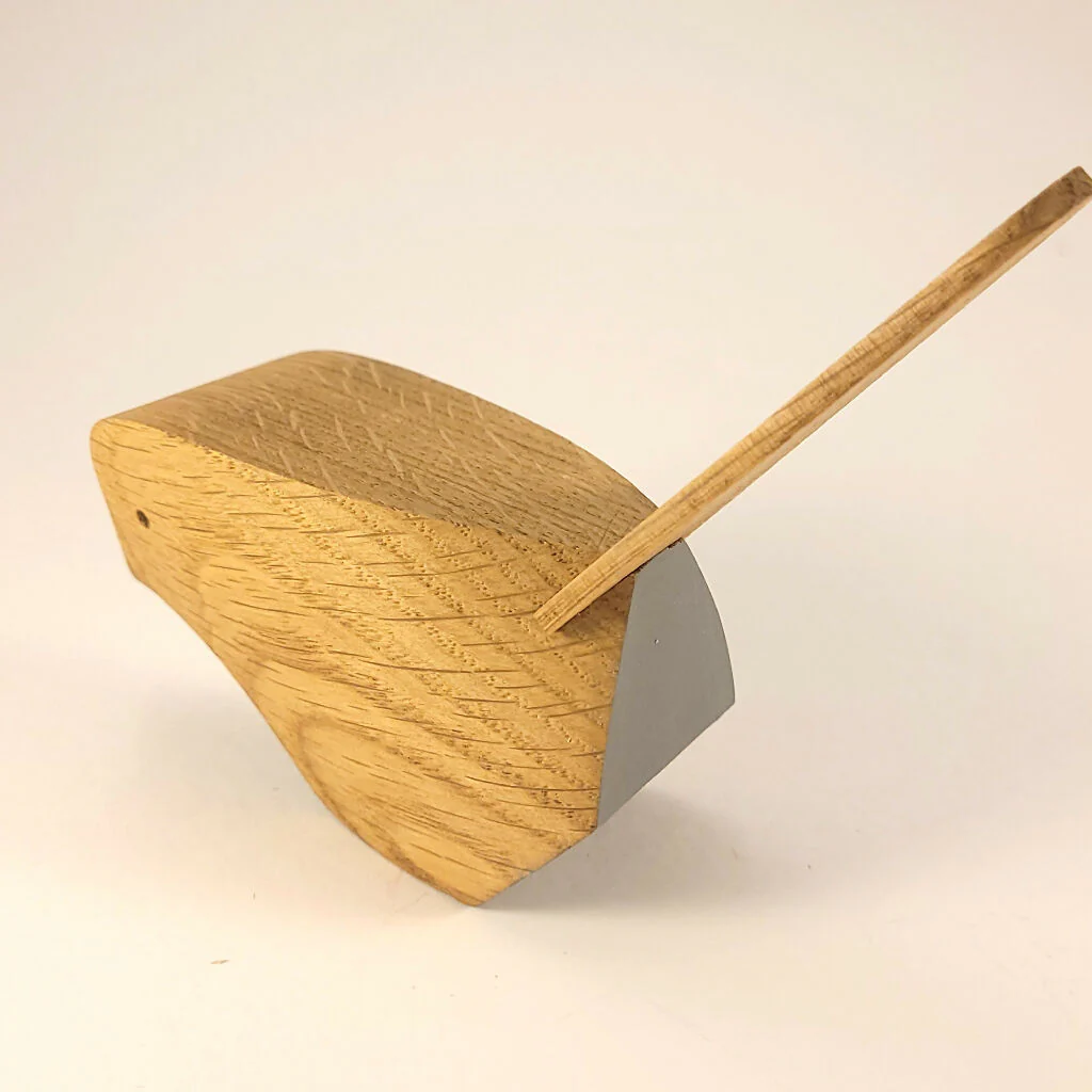 Handcrafted Oak Bird - Image 5