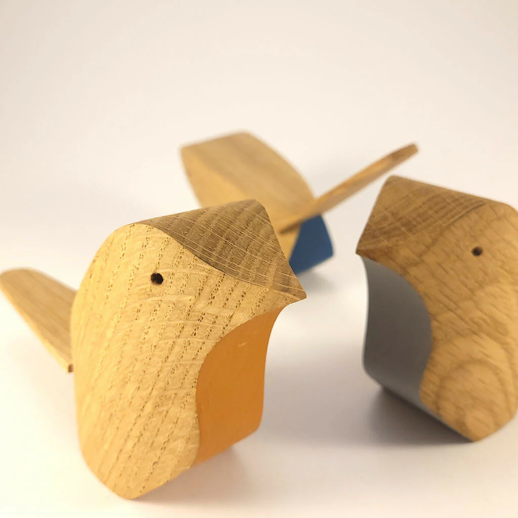 Handcrafted Oak Bird - Image 7