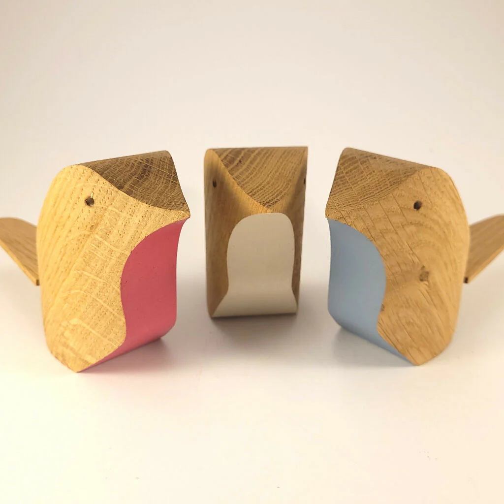 Handcrafted Oak Bird - Image 8