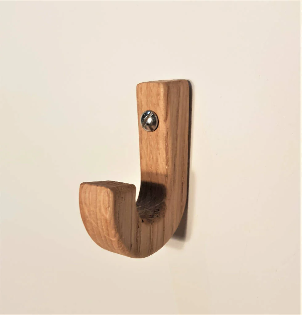 Handcrafted Oak Small Hook - Image 3