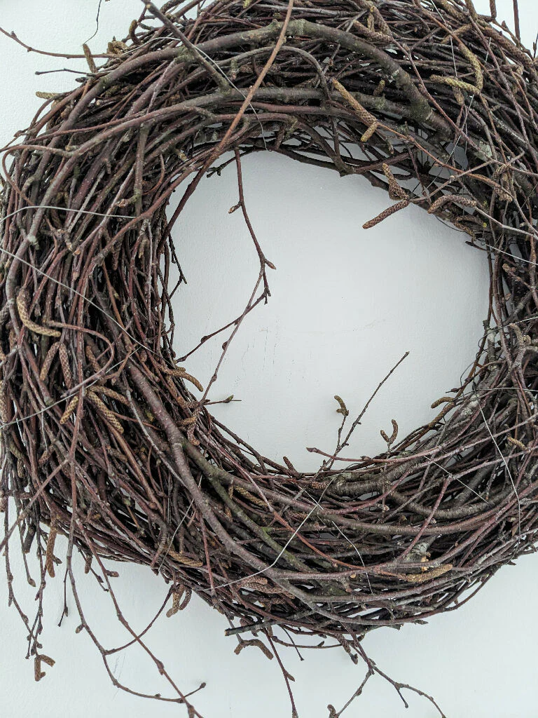 Handmade Birch Branch Wreath - Image 3