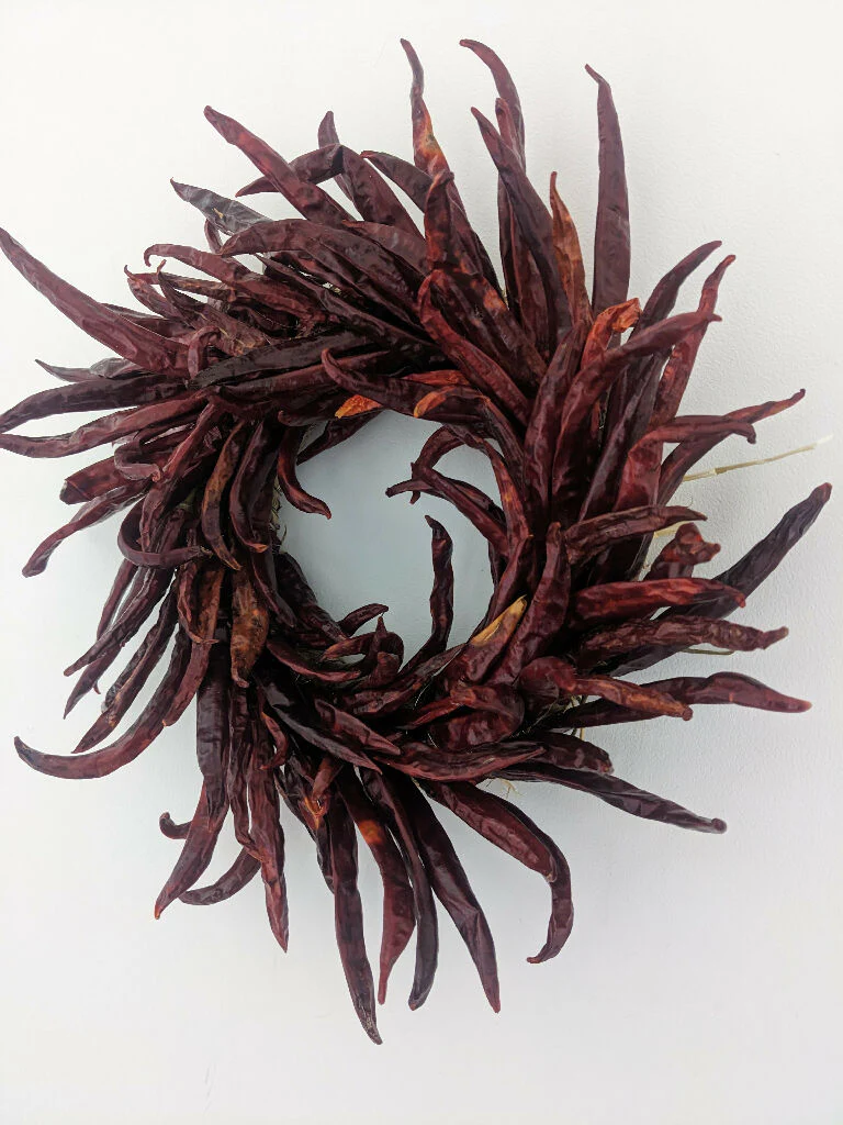 Handmade Chilli Pepper Wreath – 35cm - Image 2