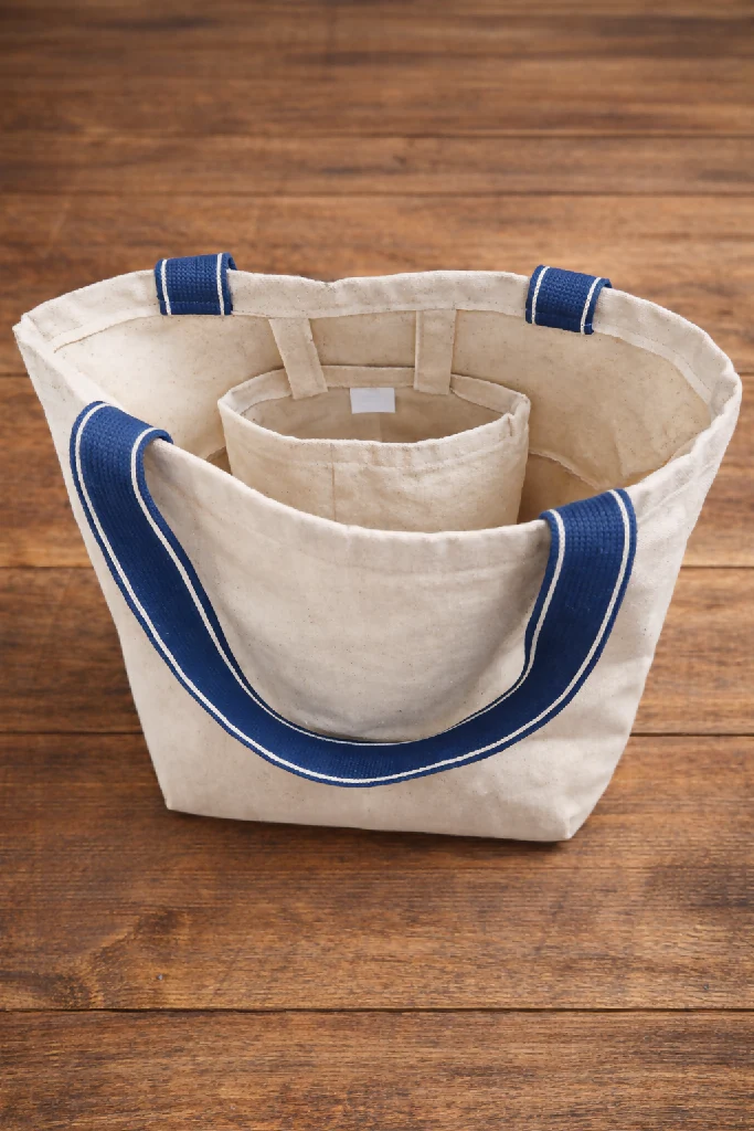 Handmade Natural 100% Organic Tote Bag – Eco-Friendly Design - Image 2