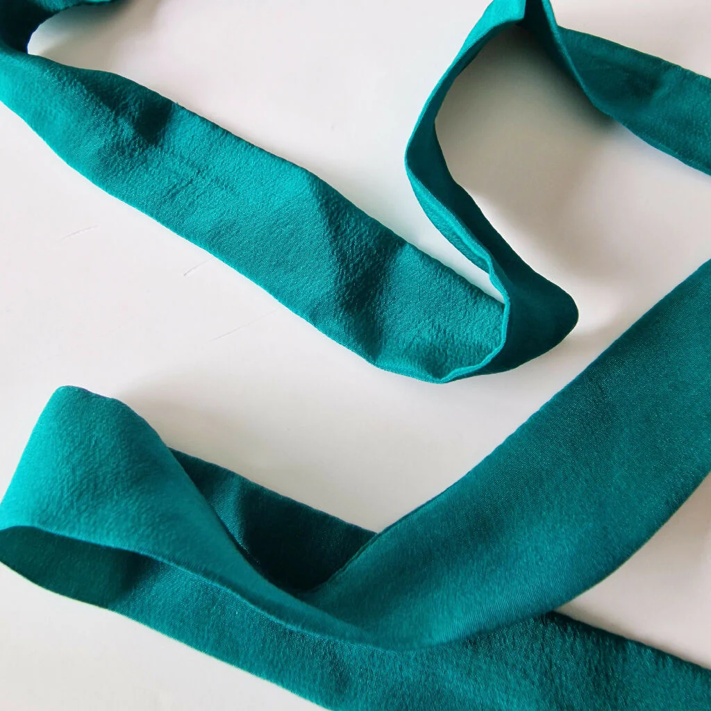 Handmade Skinny Silk Scarf - Image 2