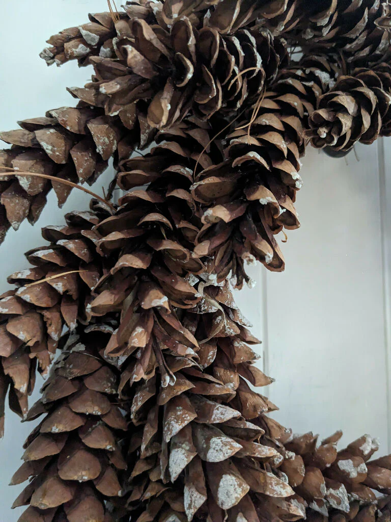 Handmade Wreath From Natural Pine Cones - Image 4