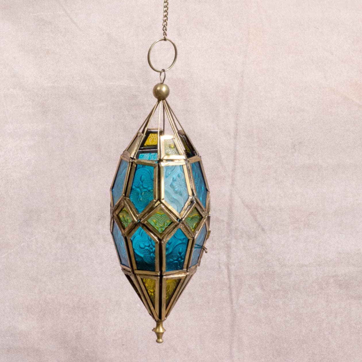Hanging Moroccan Glass Lanterns - Image 5