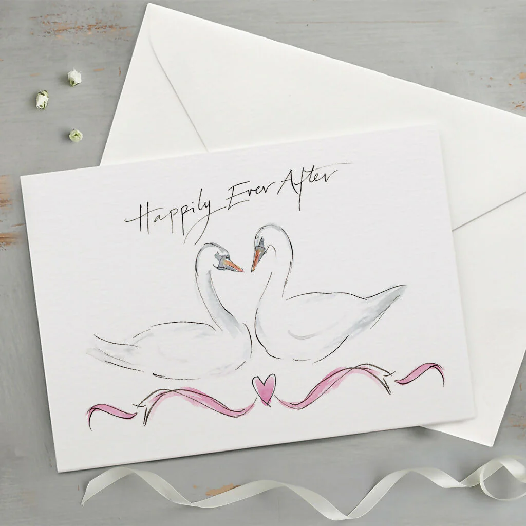 'Happily Ever After' Wedding Card