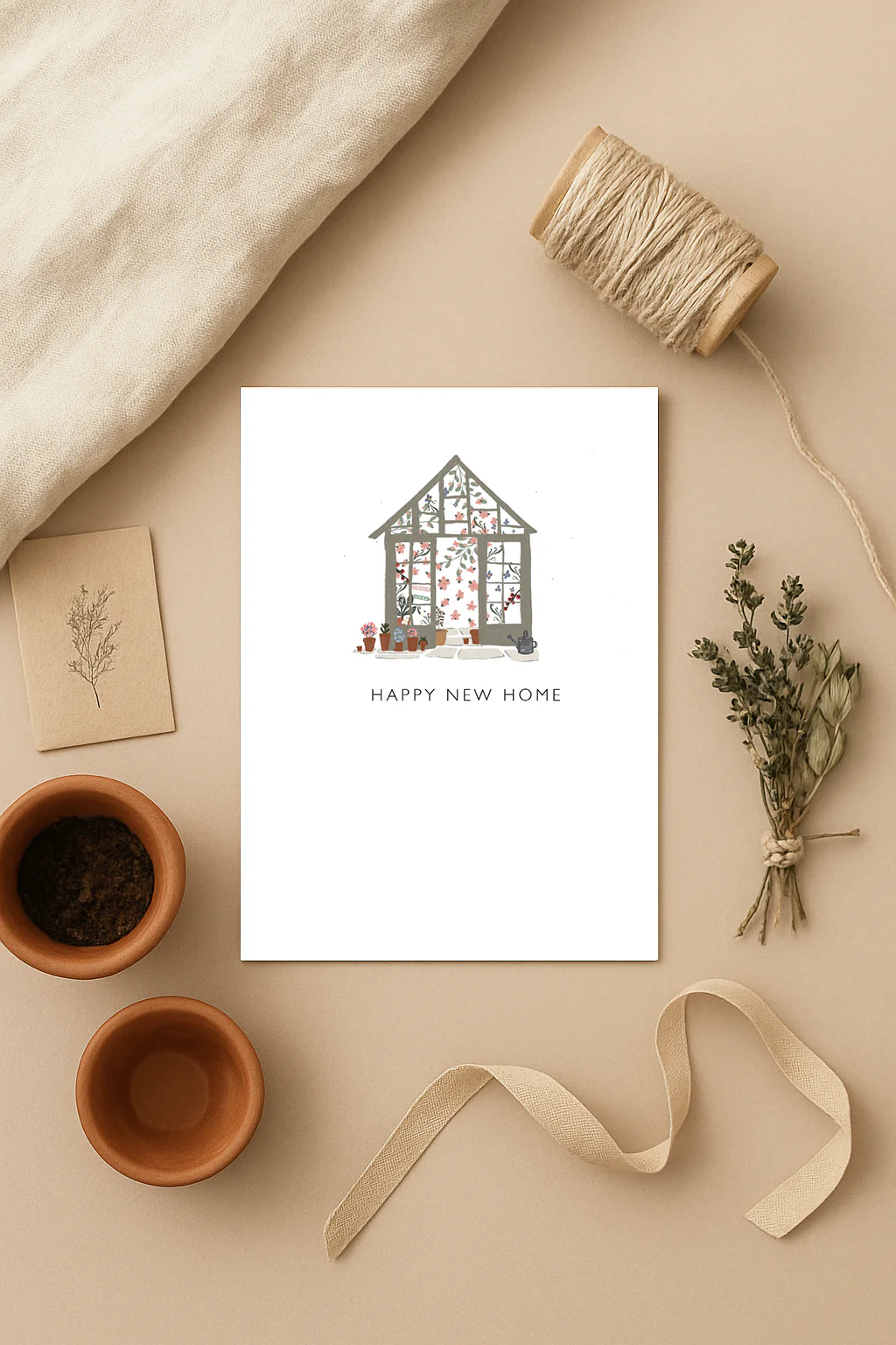 Happy New Home - Potting Shed Card