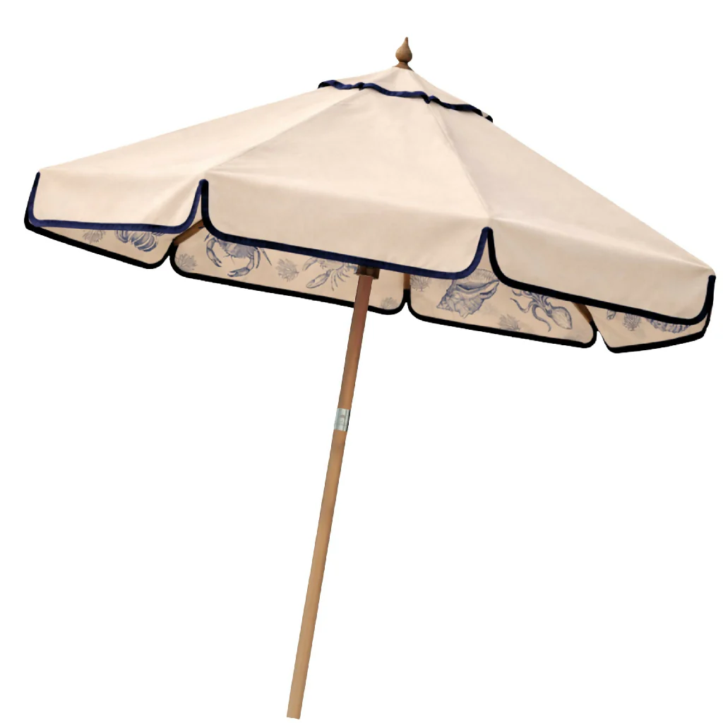 Harbour Bounty Parasol – Harbour Ink (2.4m) - Image 2