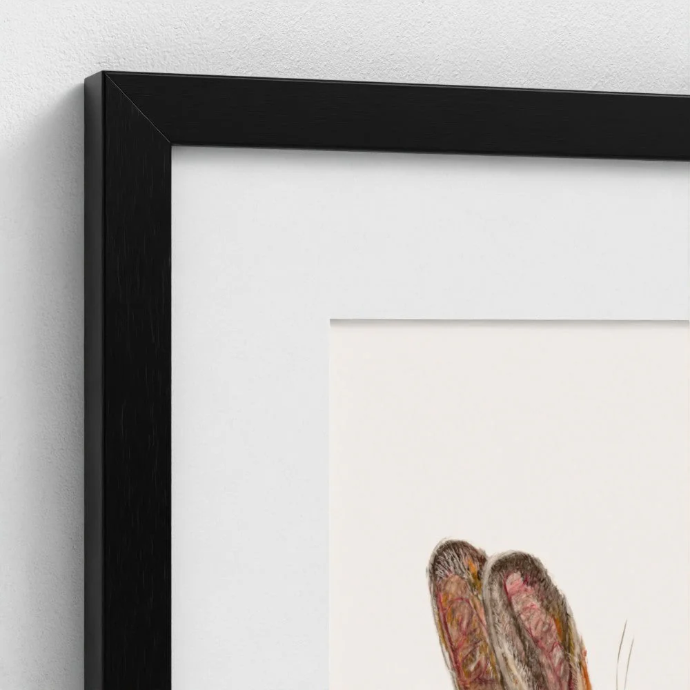 Hare Art Print | Cream Background | British Wildlife Wall Art | Open Edition - Image 5