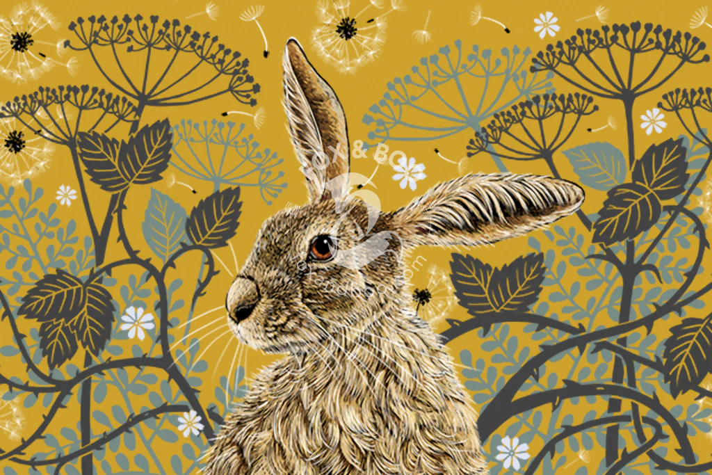 Hare Tea Towel - Image 7