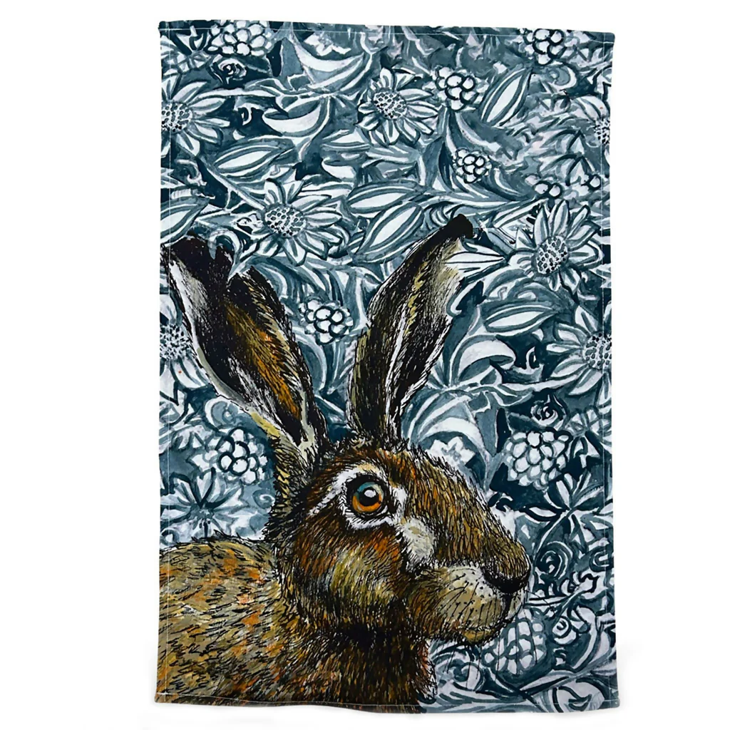Hare Tea Towel - Image 2