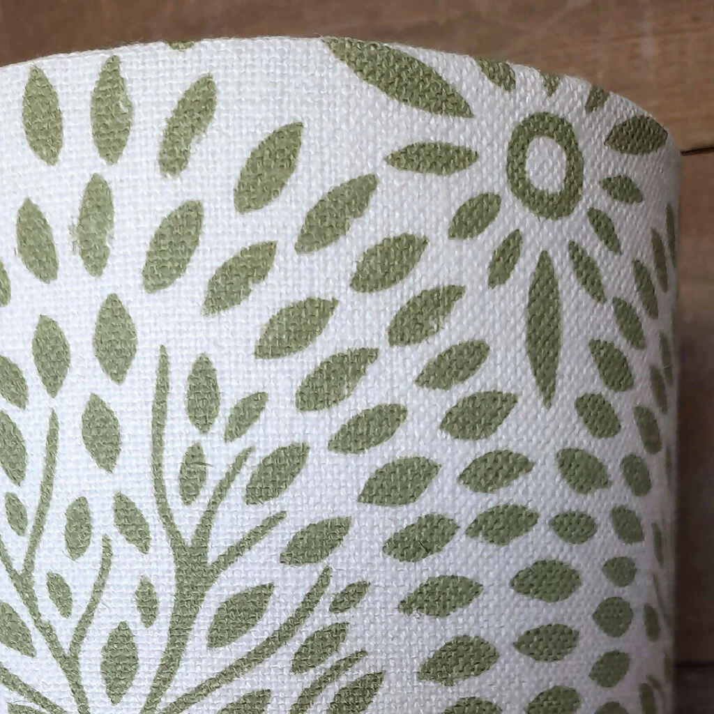 Hart Wood Linen Drum Lampshade - Image 2