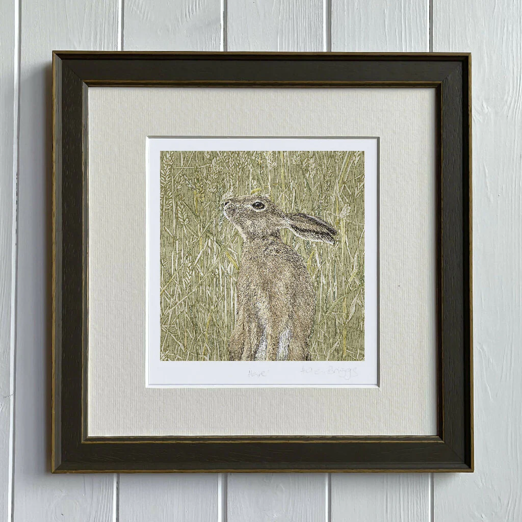 Harvest Hare Signed and Mounted Giclée Art Print - Image 2