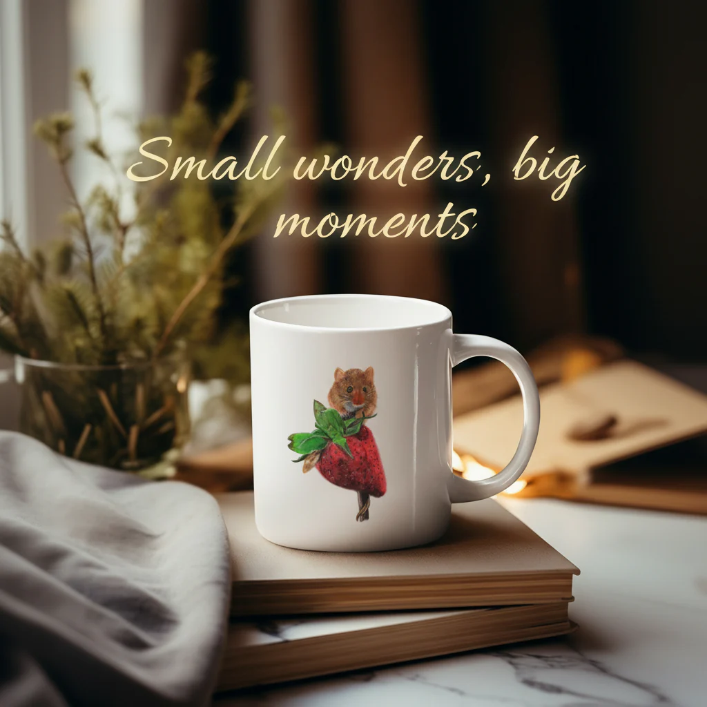 Harvest Mouse Mug – Inspired by Nature - Image 5