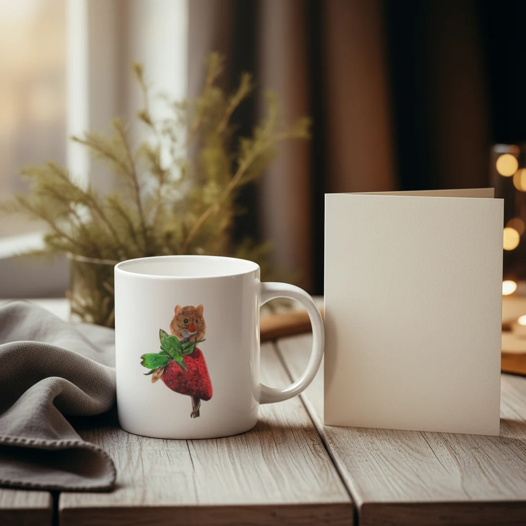 Harvest Mouse Mug – Inspired by Nature - Image 6