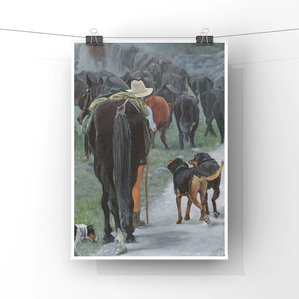 'Heading Up the Left' Print - Image 3