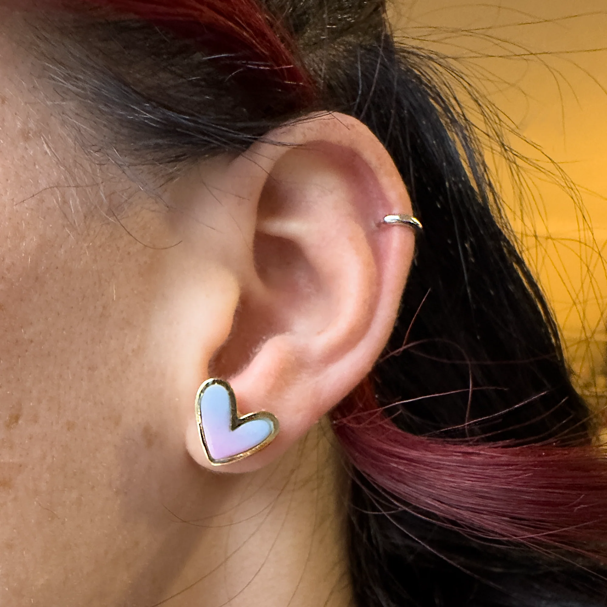 Hearts Earrings | Sunrise - Image 2