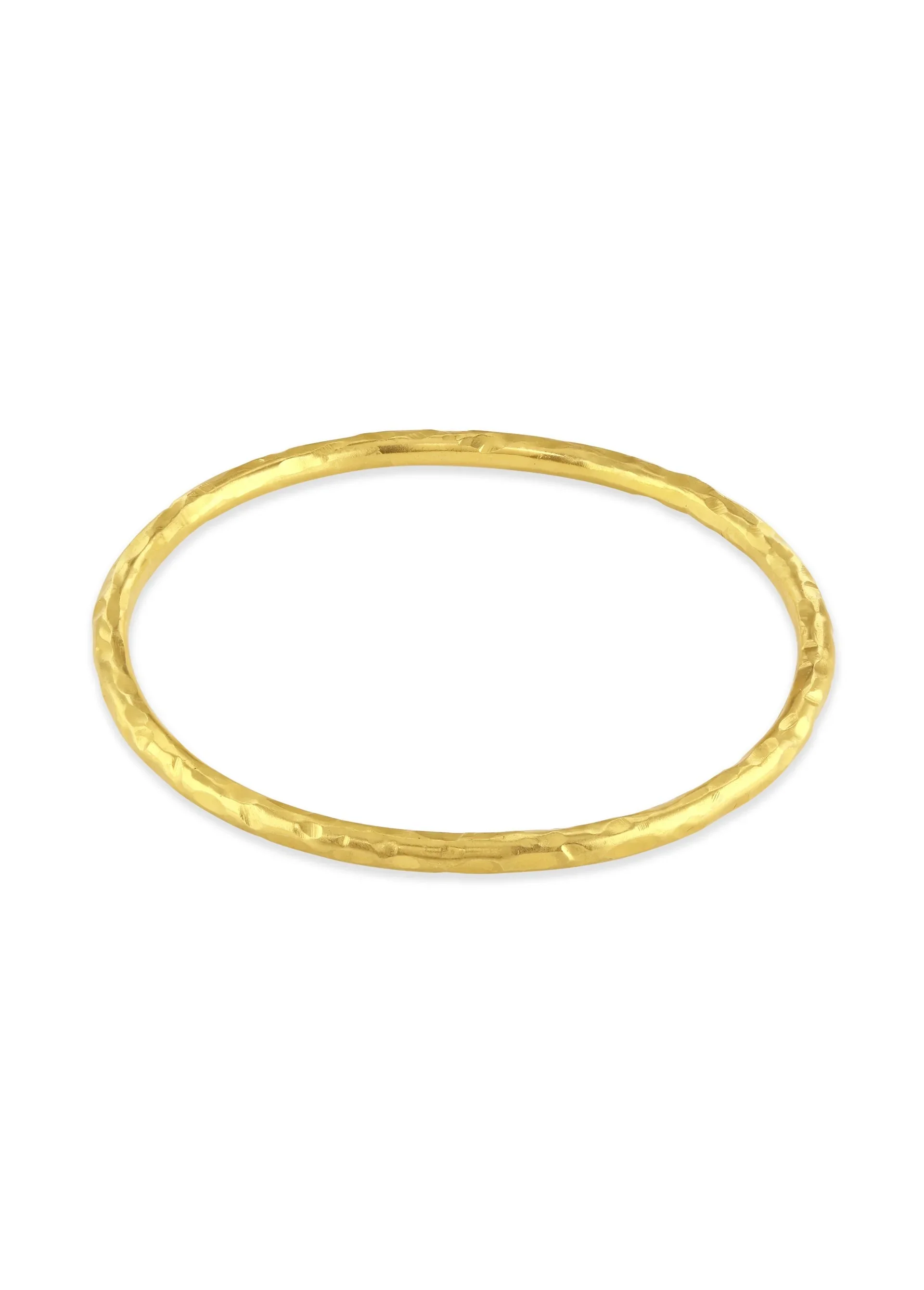 Heavy Hammered Bangle - Image 5