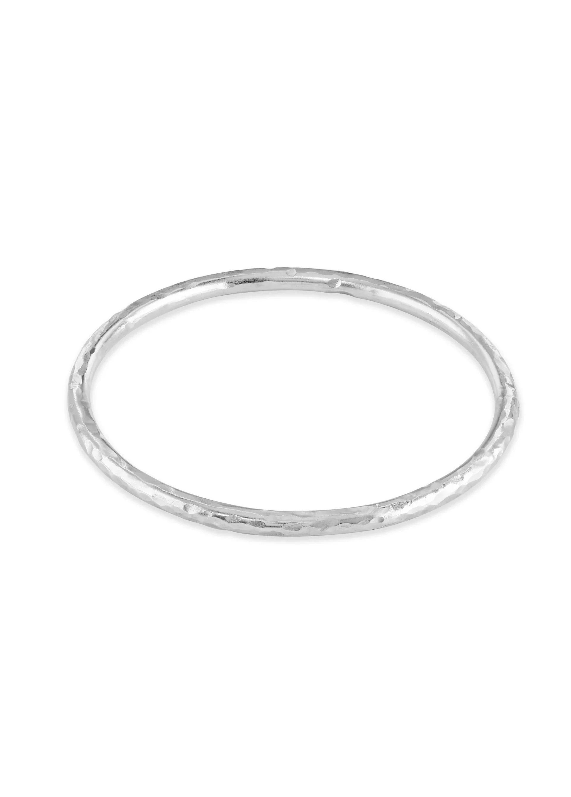 Heavy Hammered Bangle - Image 6