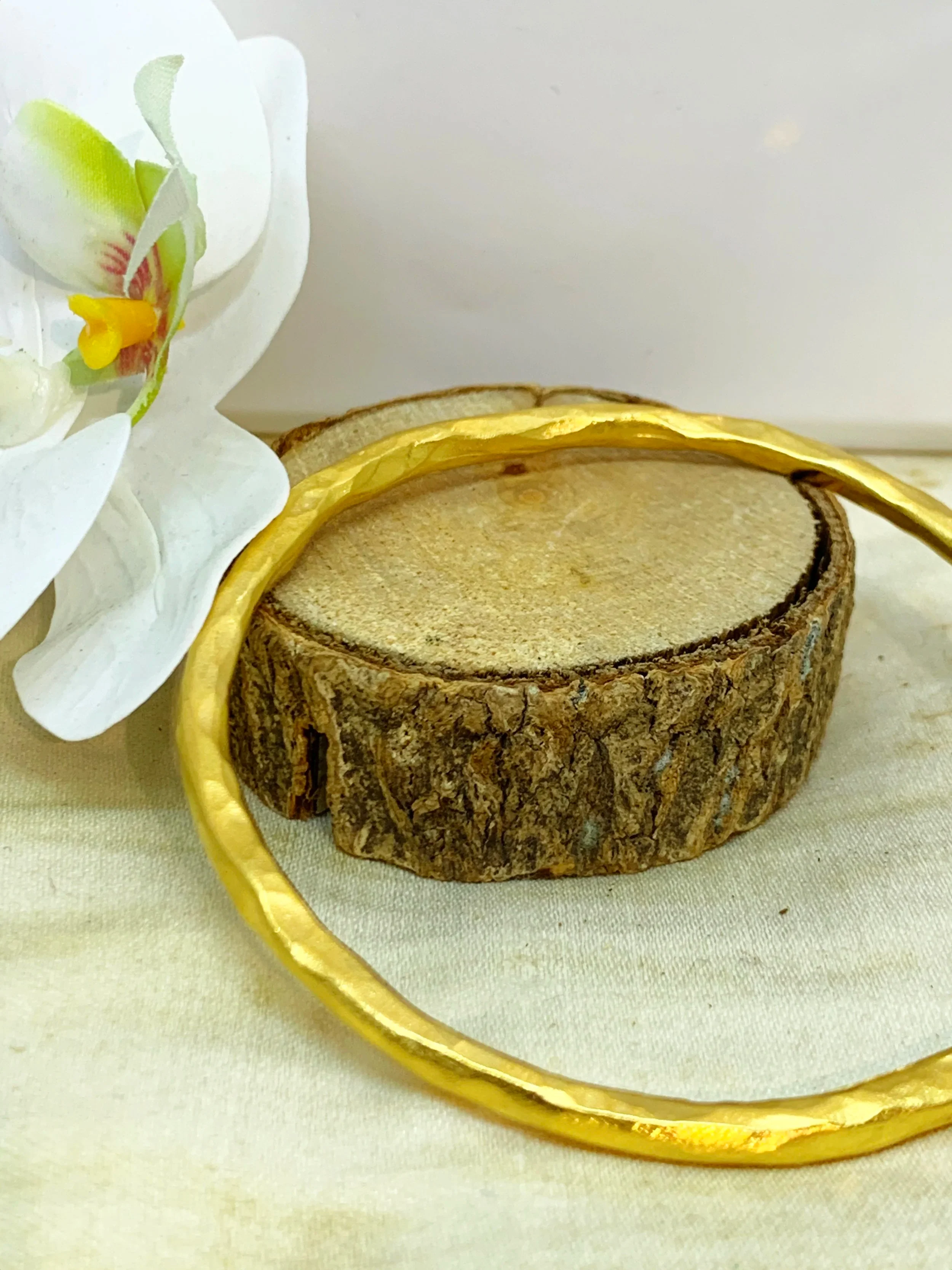 Heavy Hammered Bangle - Image 7