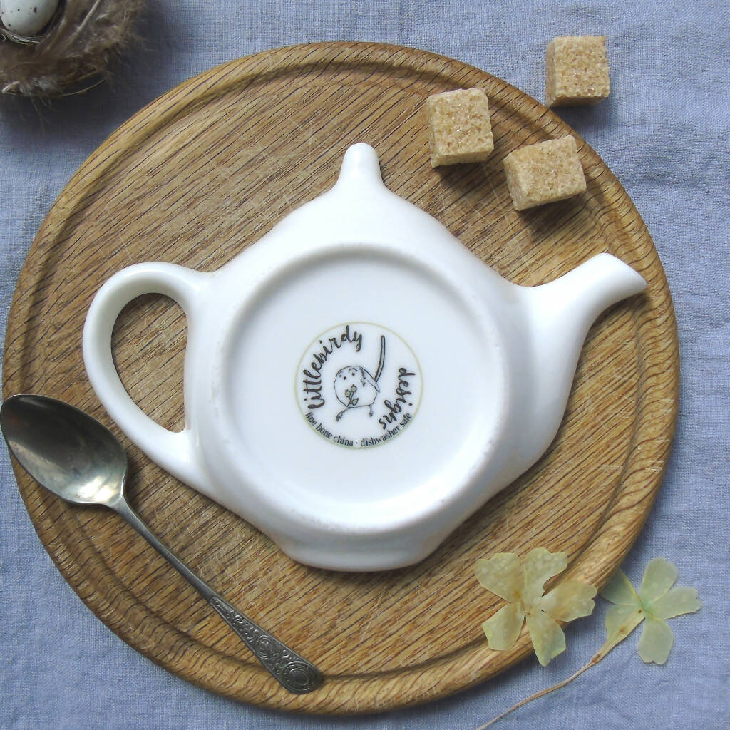 Hedgehog Bone China Teabag Tidy - Image 4