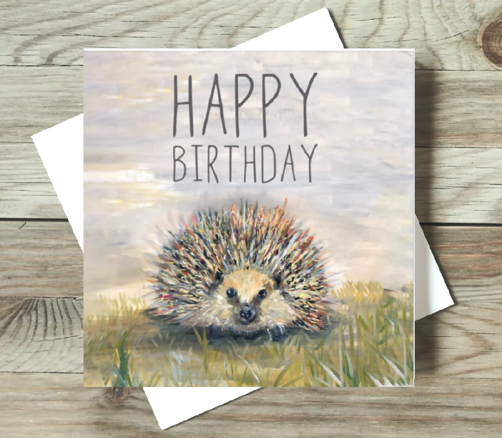 Hedgehog Card | Birthday or Blank - Image 2