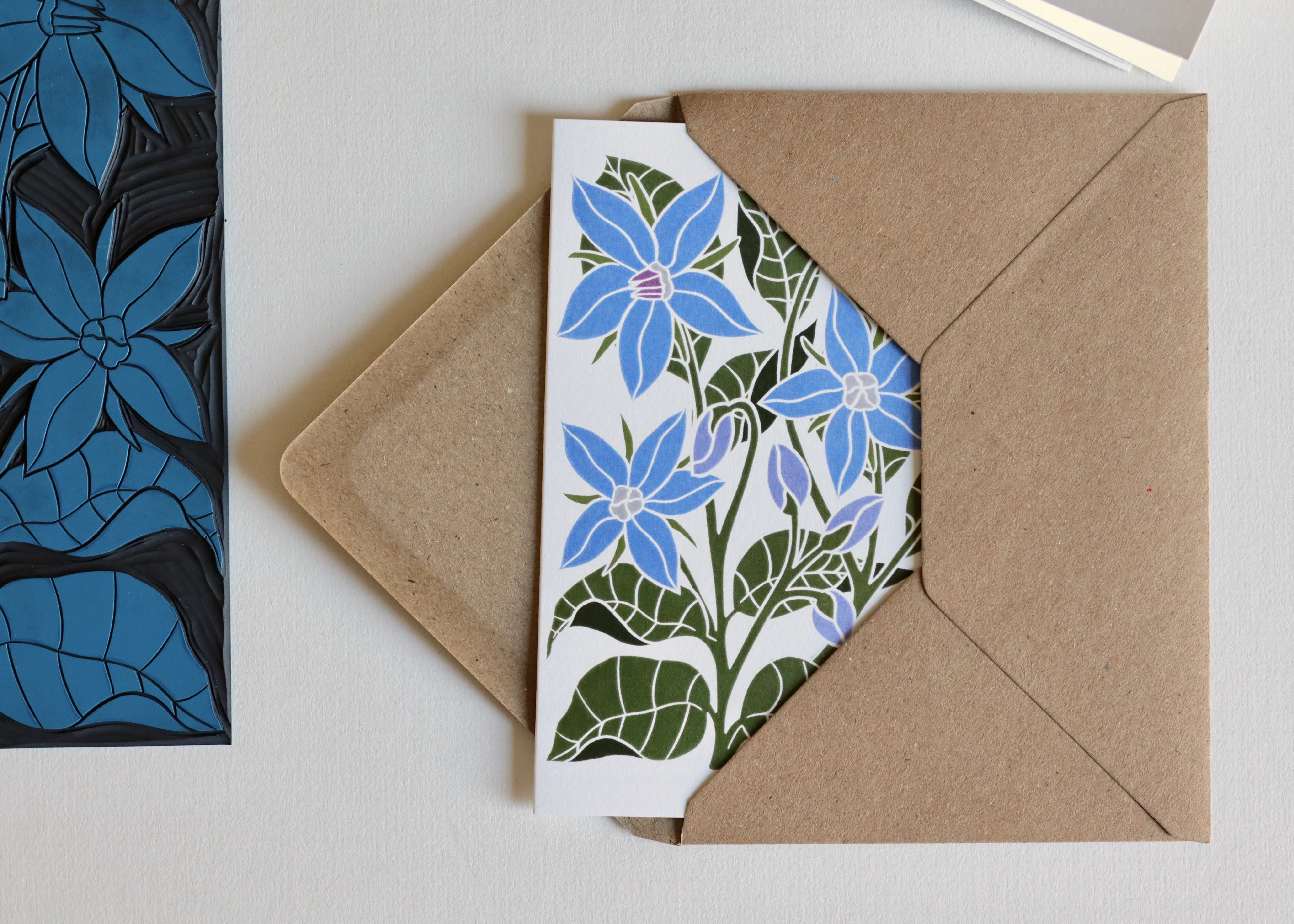 Heritage Kitchen Borage Notecards | Set of 8 Notecards & Envelopes - Image 6
