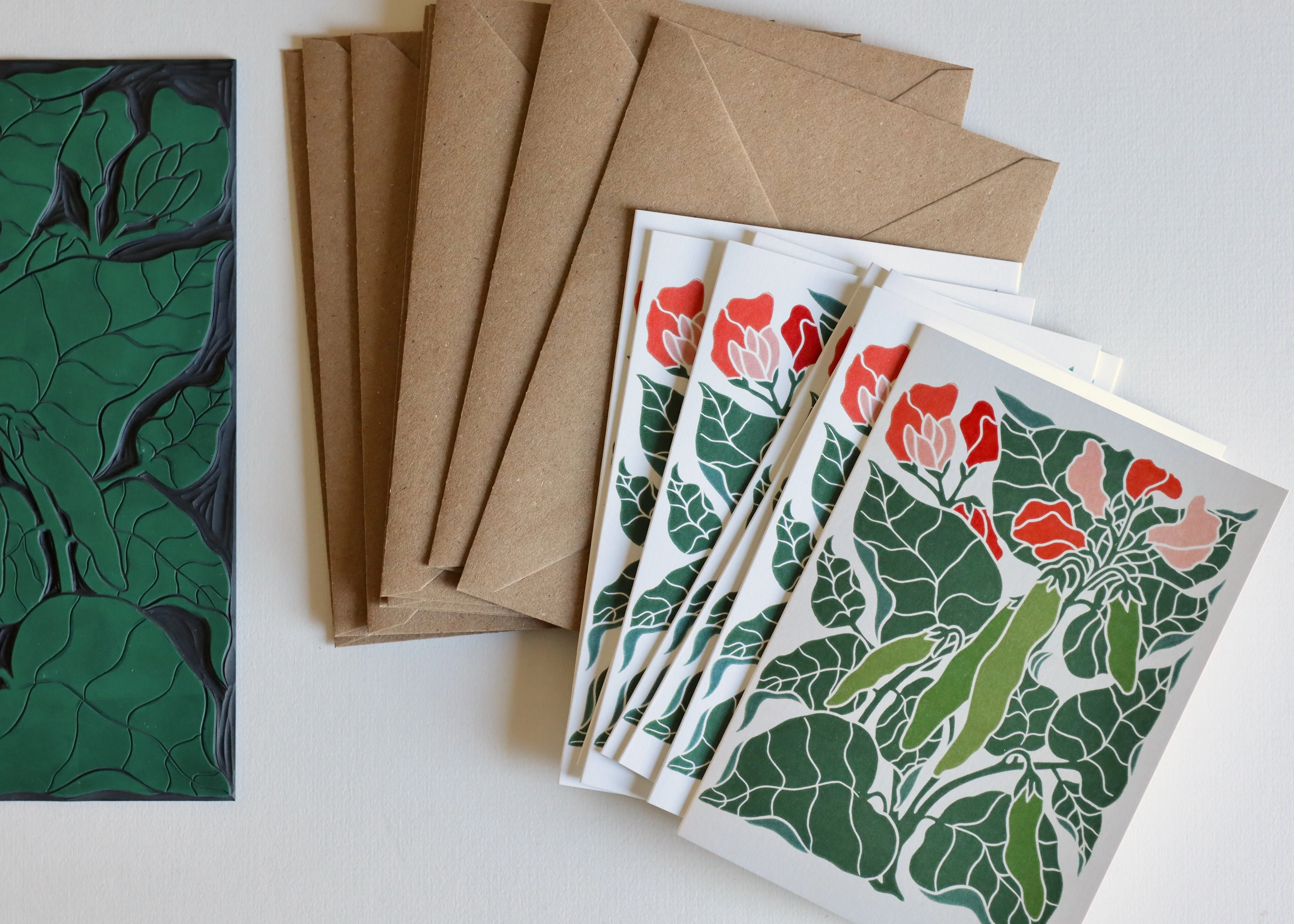 Heritage Kitchen Runner Beans Notecards | Set of 8 Notecards & Envelopes - Image 7