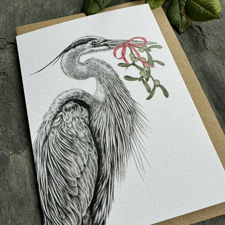 Heron Christmas Card - Image 2
