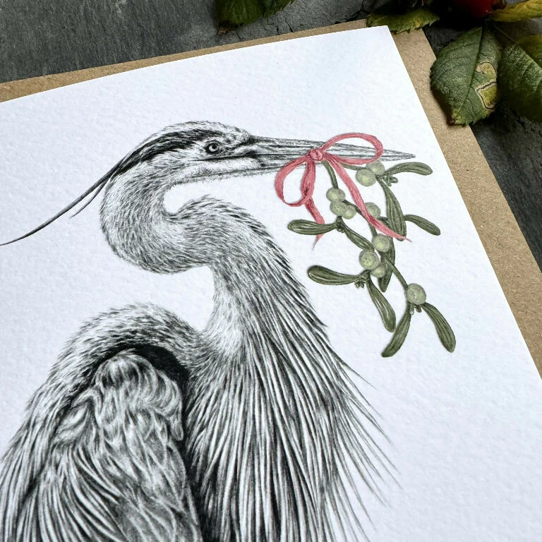 Heron Christmas Card - Image 5